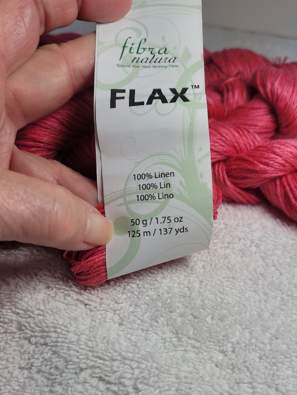 Fibra Natura Flax Linen Yarn 4 Skeins - NWT - Picture 2 of 5
